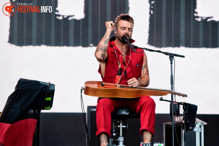 Xavier Rudd op Pinkpop 2023 - Zaterdag foto