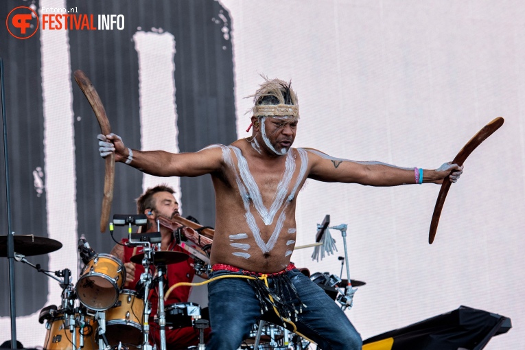 Xavier Rudd op Pinkpop 2023 - Zaterdag foto