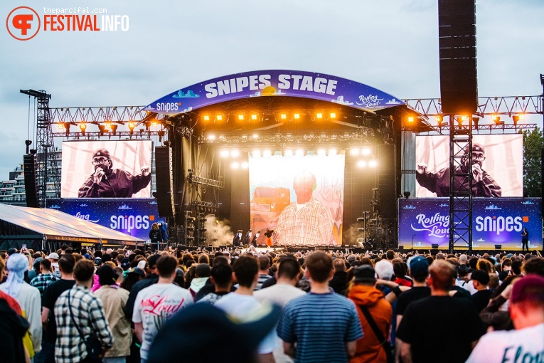 Kendrick Lamar op Rolling Loud Rotterdam 2023 foto