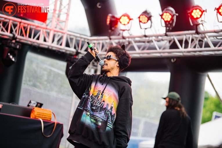 Kleine Crack & Slagter op Rolling Loud Rotterdam 2023 foto