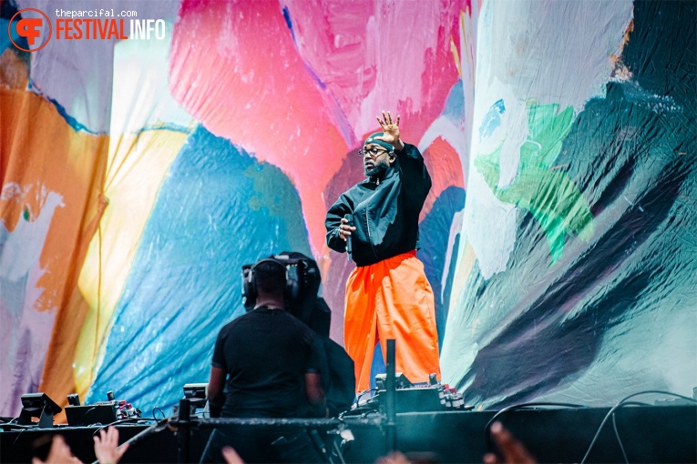 Kendrick Lamar op Rolling Loud Rotterdam 2023 foto