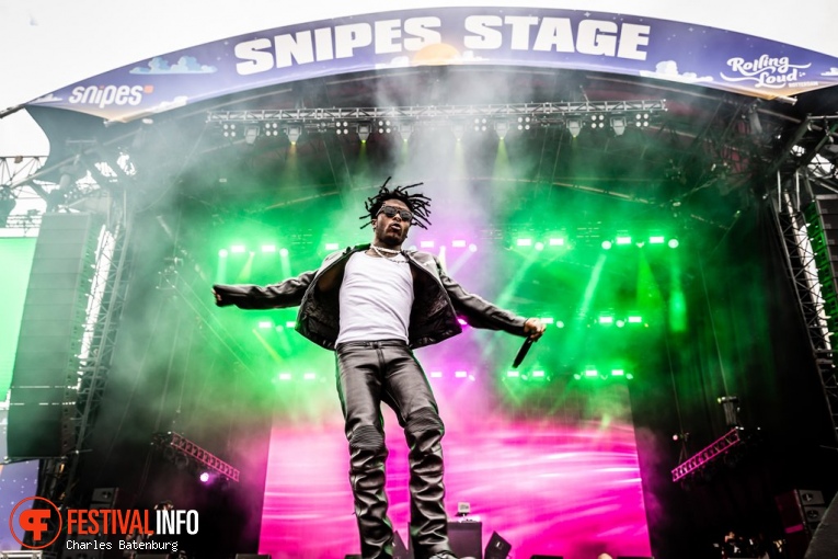 Lil Uzi Vert op Rolling Loud Rotterdam 2023 foto