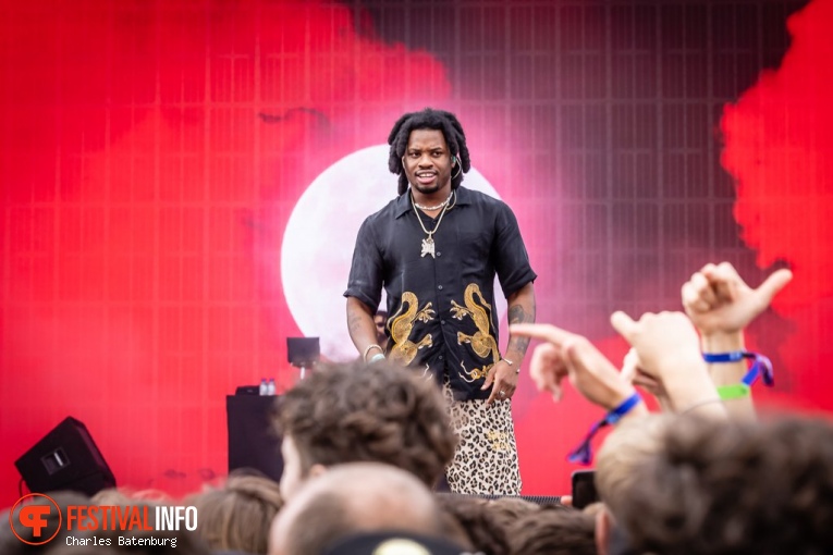 Denzel Curry op Rolling Loud Rotterdam 2023 foto