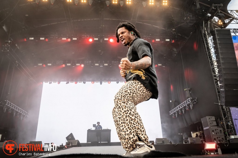 Denzel Curry op Rolling Loud Rotterdam 2023 foto