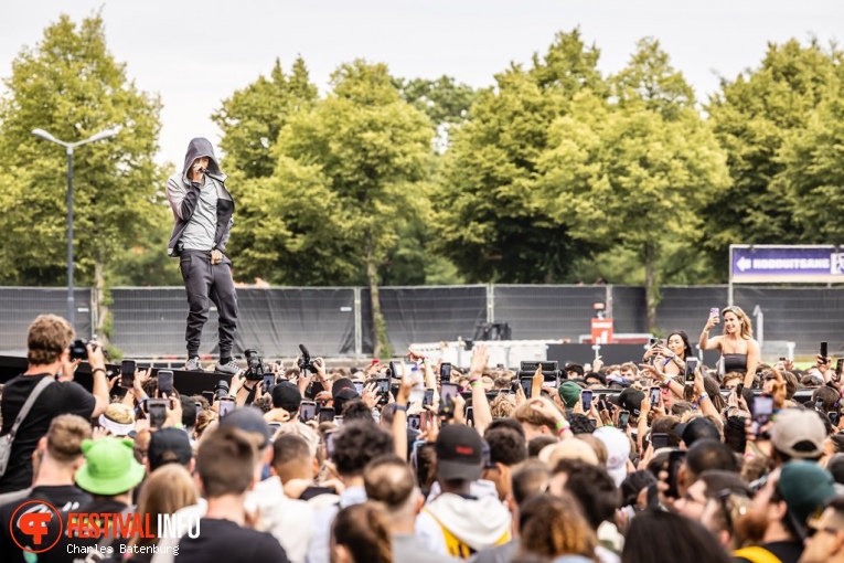 Central Cee op Rolling Loud Rotterdam 2023 foto