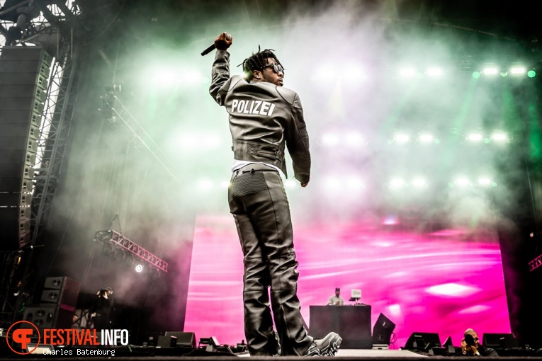 Lil Uzi Vert op Rolling Loud Rotterdam 2023 foto