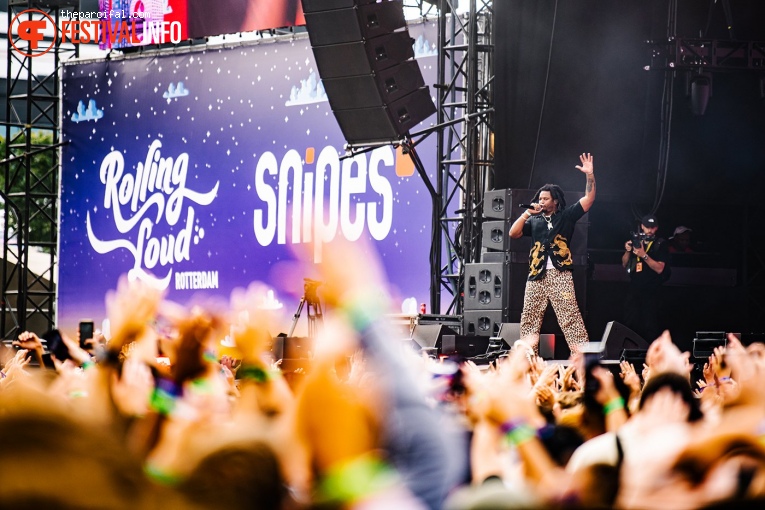 Denzel Curry op Rolling Loud Rotterdam 2023 foto