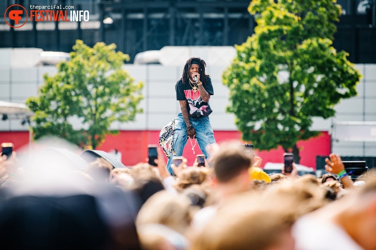 J.I.D. op Rolling Loud Rotterdam 2023 foto