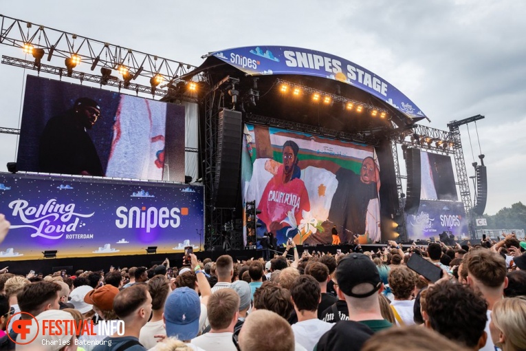 Kendrick Lamar op Rolling Loud Rotterdam 2023 foto