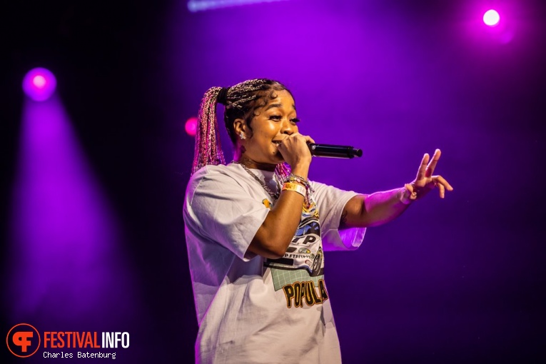 Tiziana op Rolling Loud Rotterdam 2023 foto