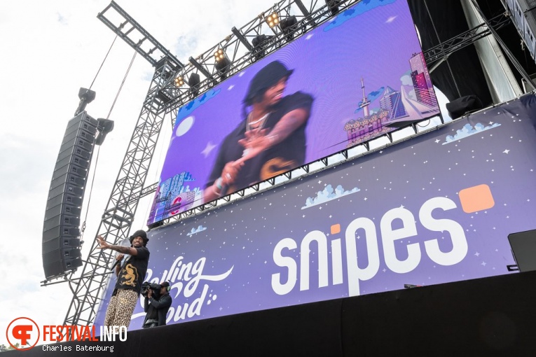 Denzel Curry op Rolling Loud Rotterdam 2023 foto