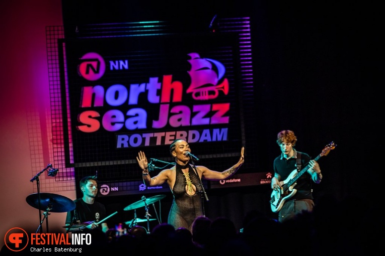 Madison McFerrin op North Sea Jazz 2023 foto