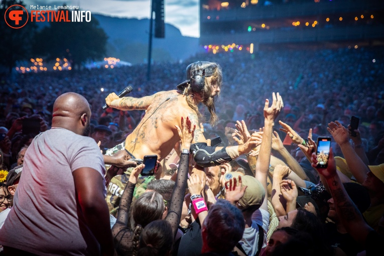 Shaka Ponk op Paléo 2023 foto