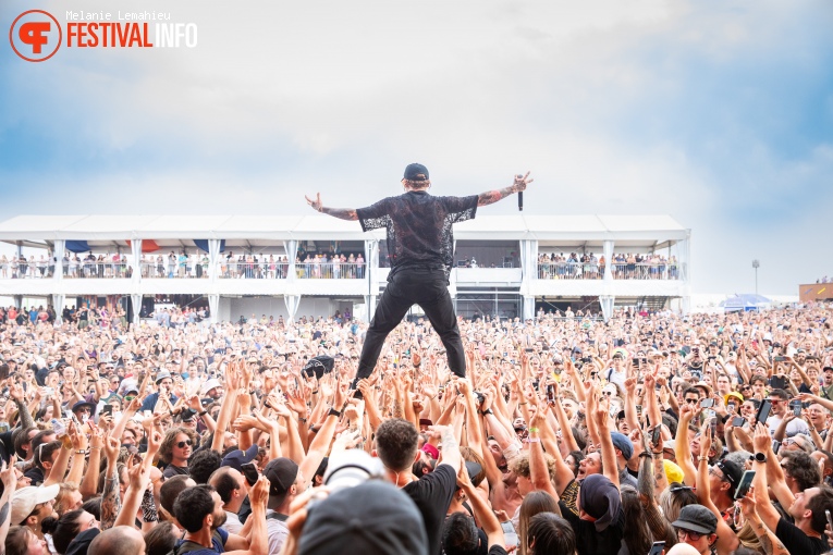 Frank Carter & The Rattlesnakes op Paléo 2023 foto