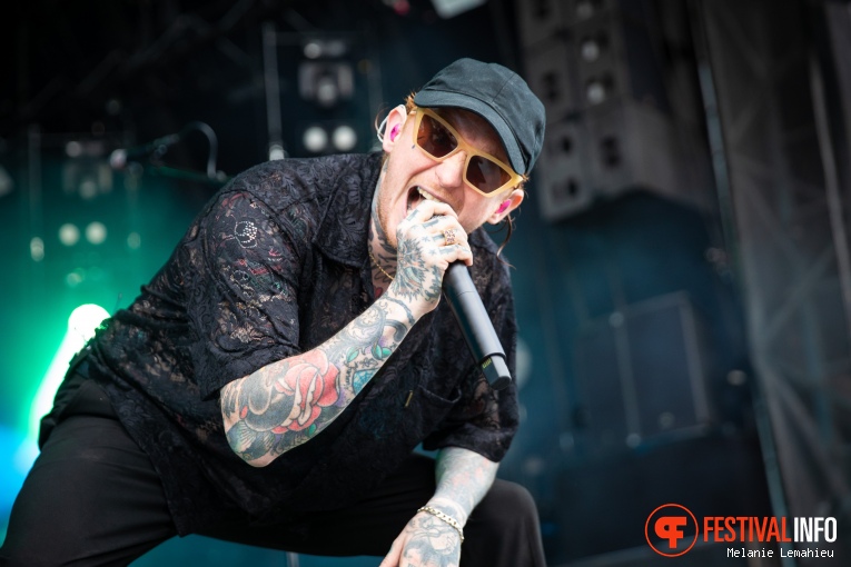 Frank Carter & The Rattlesnakes op Paléo 2023 foto