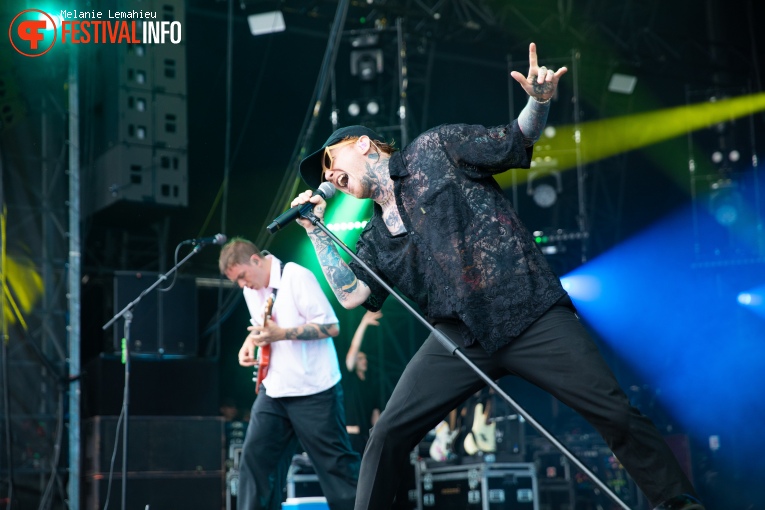 Frank Carter & The Rattlesnakes op Paléo 2023 foto