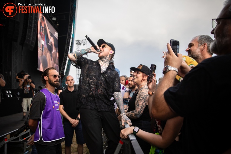 Frank Carter & The Rattlesnakes op Paléo 2023 foto