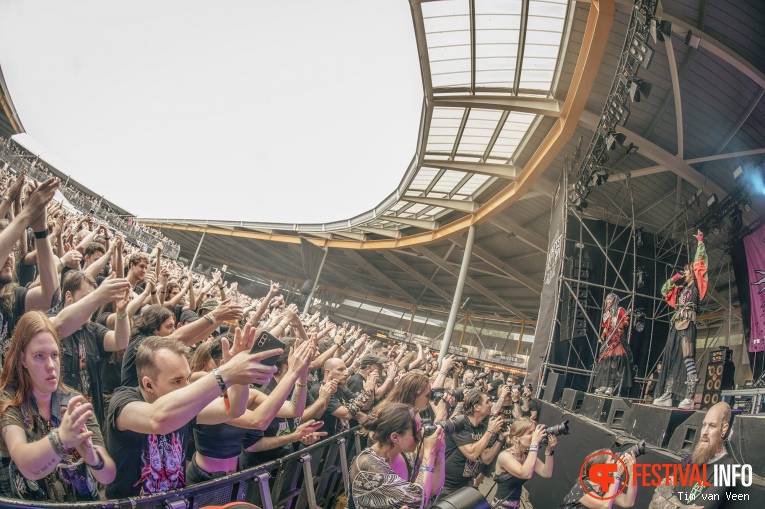 Hanabie. op Dynamo MetalFest 2023, Zaterdag foto