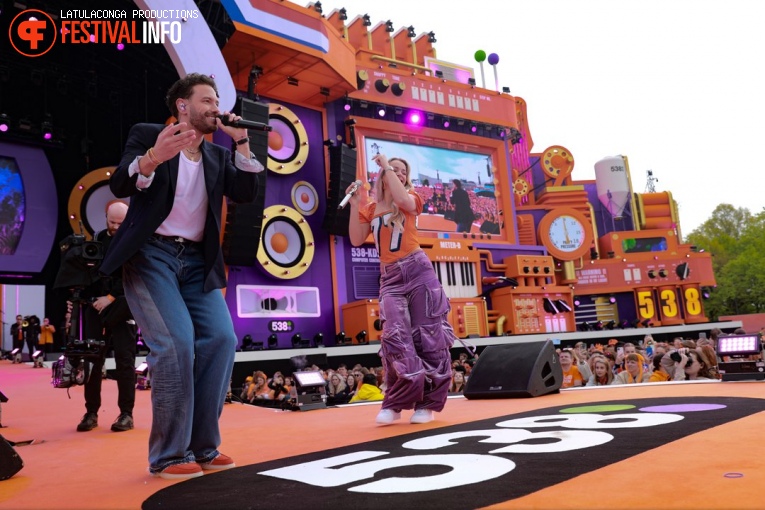 Marco Schuitmaker op 538 Koningsdag 2024 foto