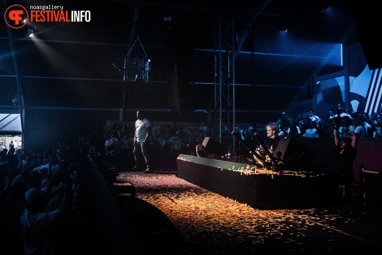 Michael Amani op Freshtival 2024 foto