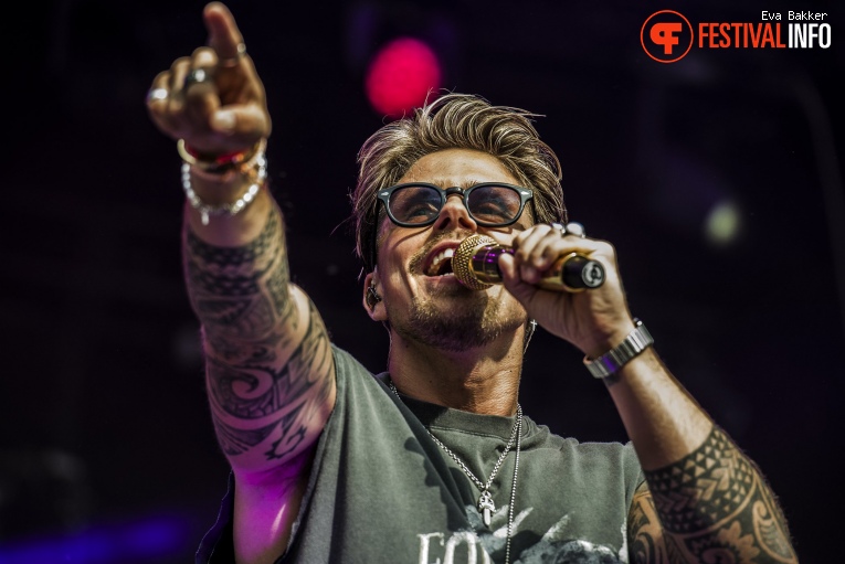 Andre Hazes Jr. op ASM Festival 2024 foto