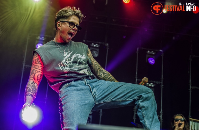 Andre Hazes Jr. op ASM Festival 2024 foto