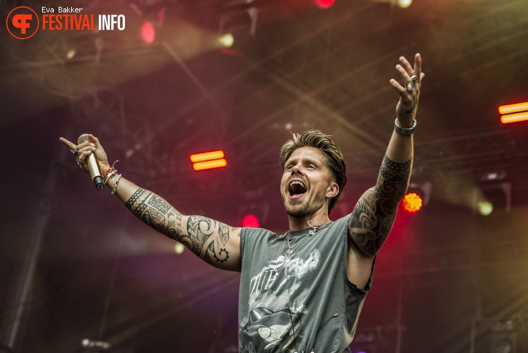 Andre Hazes Jr. op ASM Festival 2024 foto