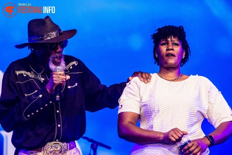 Robert Finley op Ribs & Blues 2024 foto