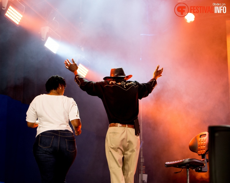 Robert Finley op Ribs & Blues 2024 foto