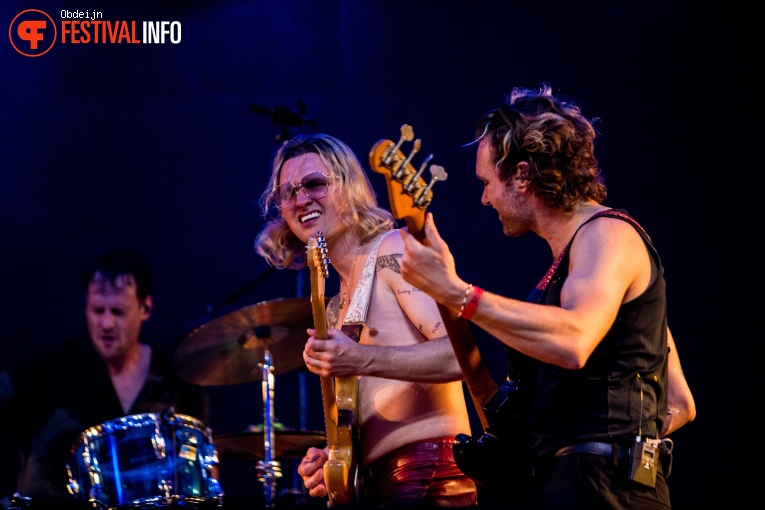 Jett Rebel op Ribs & Blues 2024 foto
