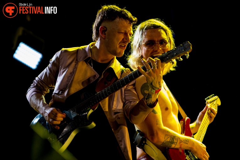 Jett Rebel op Ribs & Blues 2024 foto