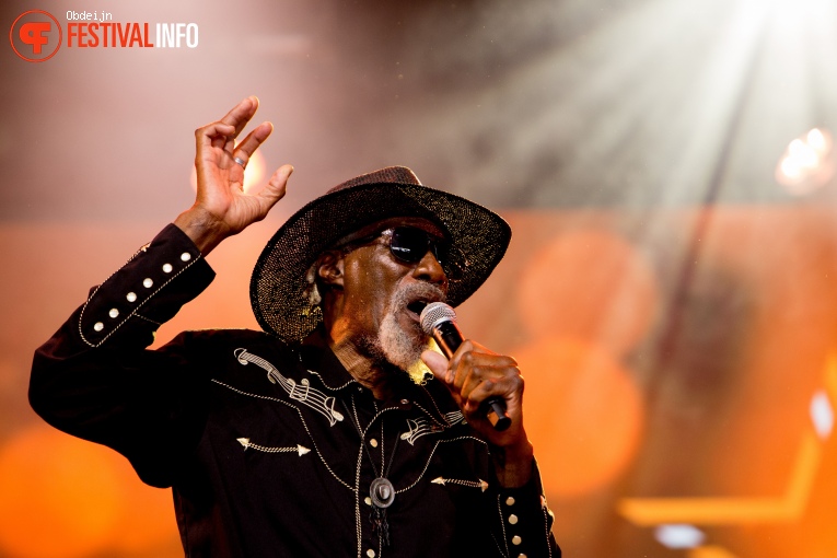 Robert Finley op Ribs & Blues 2024 foto