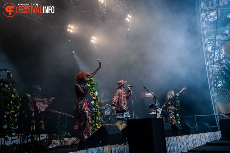 Crystal Fighters op Dauwpop 2024 foto