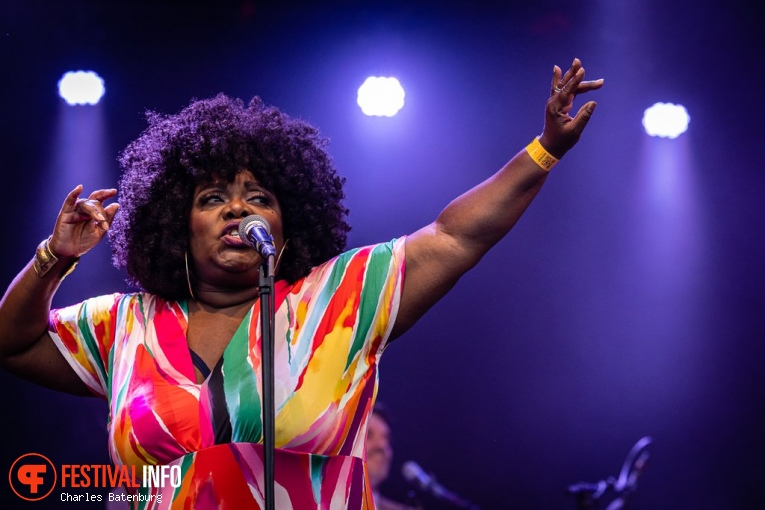 Michelle David & The True-tones op Spoorpark LIVE 2024 foto