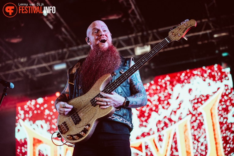 Atreyu op Jera On Air 2024 foto