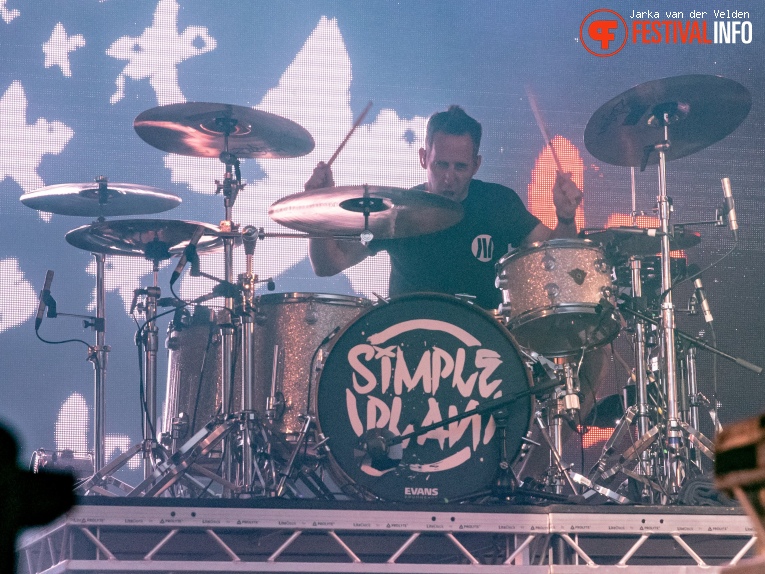 Simple Plan op Jera On Air 2024 foto