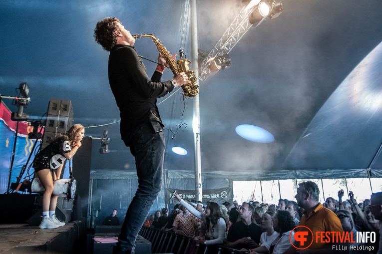 Ivar on Sax op Gelderpop 2024 foto