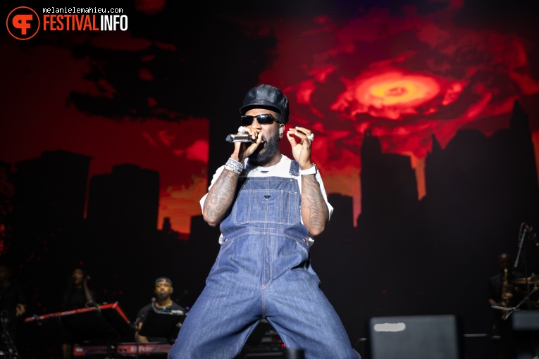 Burna Boy op Paléo 2024 foto