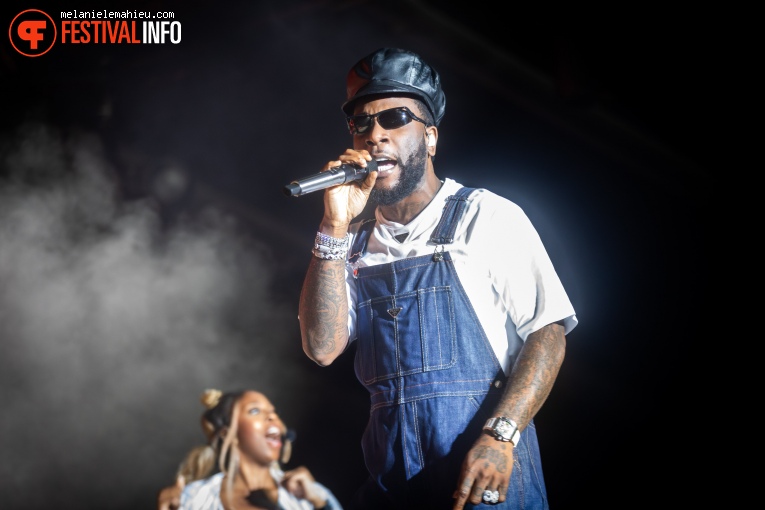 Burna Boy op Paléo 2024 foto