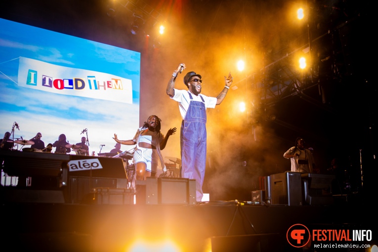 Burna Boy op Paléo 2024 foto