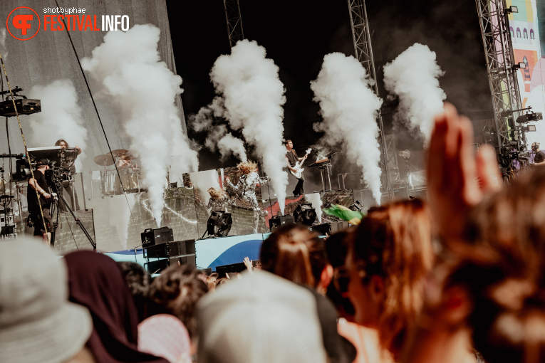 Tokio Hotel op Superbloom Festival 2024 foto