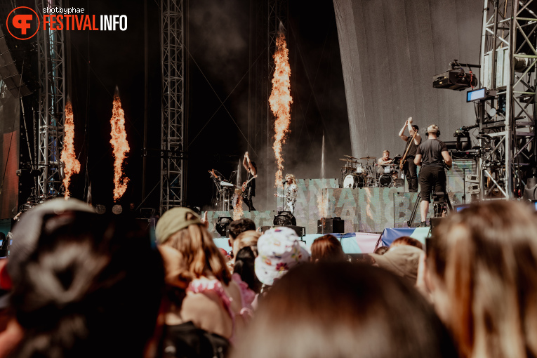 Tokio Hotel op Superbloom Festival 2024 foto