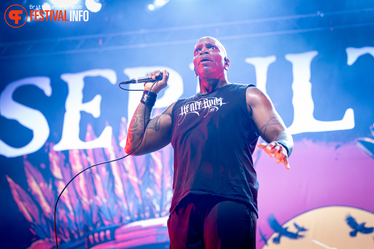 Sepultura op Sepulfest 2024 foto