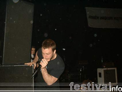 The Dillinger Escape Plan op Arnhem Hardcore Meeting 2005 foto