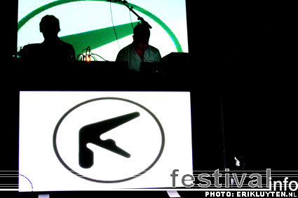 Foto Aphex Twin op STRP Festival 2009