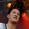 Foto Dana Fuchs te Parkpop 2009