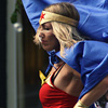 Foto  op Canal Parade Amsterdam Gay Pride 2009