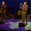 Foto Ronald Giphart op Nico Dijkshoorn, Ronald Giphart - Matennaaiers Leidse Schouwburg