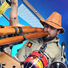 Foto Xavier Rudd te Rockin' Park 2008