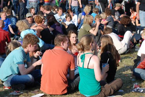 Sfeerfoto Dauwpop 2009 (donderdag 21 mei)